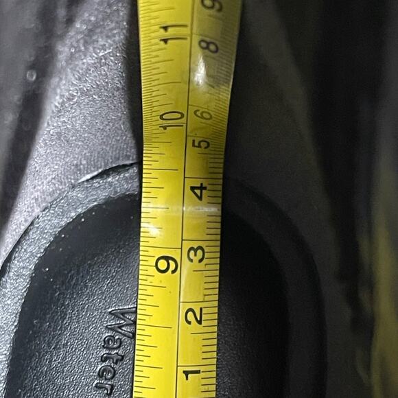 Nordstrom Women's Miller 2 Water Resistant Boots Size 7.5 Black Leather Lug Sole - Picture 16 of 16